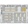 Eduard Bf 110C-2/C-7 seatbelts STEEL for Revell