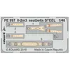 Eduard II-2m3 seatbelts STEEL pour Tamiya