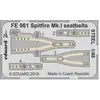 Eduard Spitfire Mk.I seatbelts STEEL f. Tamiya