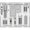 Eduard Rafale C seatbelts grey STEEL f.Revell