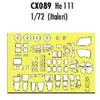 MAQUETTE HE 111 ITALERI 1/72 EDUARD CX089