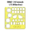 MAQUETTE C 46 COMMANDO WIL 1/72 EDUARD CX062