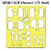 MAQUETTE F 4E/RF 4 PHANTOM II REVEL/72 EDUARD CX130
