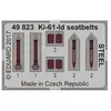 Eduard Ki-61-Id seatbelts STEEL pour Tamiya