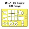 MAQUETTE F 84G THUNDERJET TAMIYA 1/48 EDUARD EX167
