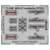Eduard MiG-21 seatbelts STEEL