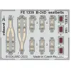 Eduard B-24D seatbelts STEEL 1/48 REVELL