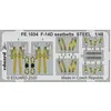 Eduard F-14D seatbelts STEEL for AMK