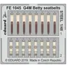 Eduard G4M Betty seatbelts STEEL pour Tamiya