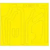 Eduard Panneaux antigravure B-17G (production DL & BO) pour HKM