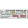 Eduard F-16I SUFA seatbelts STEEL 1/48 for KINETIC