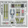 1:48 Eduard FE1195 Seatbelts Steel for F/A-18E - MENG Photo-etch