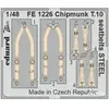 Eduard Chipmunk T.10 seatbelts STEEL pour AIRFIX