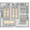 Eduard SBD-5 seatbelts STEEL, pour REVELL