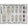 Eduard B-26K Invader seatbelts STEEL for ICM