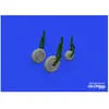 Eduard MiG-17 wheels 1/48 AMMO