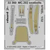 Eduard MC.202 seatbelts STEEL 1/32 ITALERI