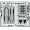 Eduard Chipmunk T.20 seatbelts STEEL AIRFIX