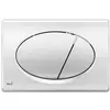 Alca - Plaque de commande double touche Chrome brillant (M71)