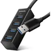 AXAGON AXAGON HUE-M1A Superspeed USB-A Mini Hub, 4x USB 3.0 - 20cm, sc...