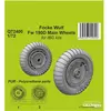 CMK Focke Wulf Fw 190D-9 Main Wheels / pour1/72 IBG kits