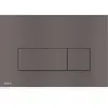 Alcadrain Thin - Vlakke bediening, mat gun metal M57-GM-M