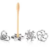 Tescoma rosace gaufrier delicia, assorties, 4 pièces