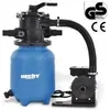 Système de filtre à sable de piscine - HECHT - Hecht 302200 - 6 m3/h - 200 W - Manomètre