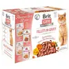 Brit Care Cat, filets en sauce, 12 x 85 g  -  Paquet mixte, 4 saveurs