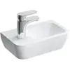 Vitra Intégra Lave-mains 37x22 cm, trou pour robinet à gauche, blanc (...