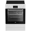 Beko Cuisinière vitrocéramique Beko FBE67300WCS