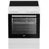 Cuisinière vitrocéramique Beko FBE67100GWS
