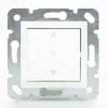 VIKO Commande volet roulant blanc - (Méca+touche) gamme Karre Novella