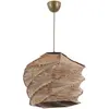 GREENICE Lampe À Suspension "Nis" [OPV-390FLH1595] Marron