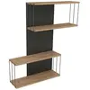Étagère murale moderne en mélamine - EMOB - Marron - Contemporain - De...