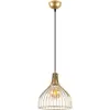 Suspension lampe filaire MENZZO - Nidis - Métal Or - E27 - Intérieur