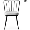 EMOB Ensemble de chaises (2 pièces) Complément élégant et confortable à tout ensemble de sièges. Design moderne et unique. Structure :...