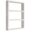 MENZZO Étagère murale moderne Troyat 3 niveaux Blanc
