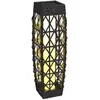 EIFSON Lampadaire 20x20x68 cm, lampadaire solaire, avec abat-jour en r...