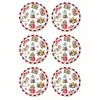 Asir Cake Serving Set - 6 stuks - Multicolor