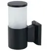 HOROZ ELECTRIC LED Tuinverlichting - Buitenlamp - Wand - Aluminium Mat Zwart - E27 - Rond