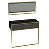Buffet bas BOBOCHIC LESTINA - Or / Noir - Pieds métal