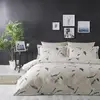 Housse de couette 220x240 + 2 taies doreiller 60x60 cm Coton Feather