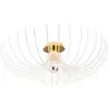MENZZO Plafonnier Coraline D56cm Métal Blanc