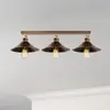 MENZZO Plafonnier 3 lampes Hatilde 80cm Métal Or antique