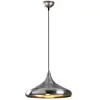 MENZZO Suspension dôme Alca D35cm Métal Argent