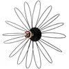 MENZZO Applique murale grande filaire Solaeris D58cm Métal Noir