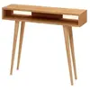 MENZZO Console classique style scandinave Geer Chêne clair