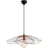 MENZZO Suspension filaire fleur triplé Zocho D50cm Métal Or rose
