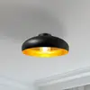 Bamyum Androa Plafondlamp Zwart Moderne Woonkamer (Zwart-Kopfer)